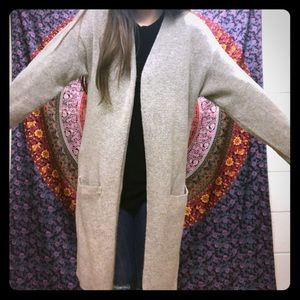 Grey cardigan!